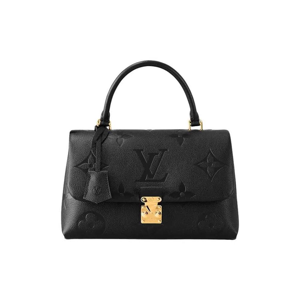 Топ-хендлы Louis Vuitton Madeleine Mm 'Black Monogram Embossed Empreinte Cowhide Leather' 1