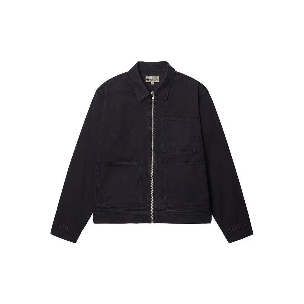 Куртки Stussy Zip Work Jacket Overdyed 'Эспрессо' 1