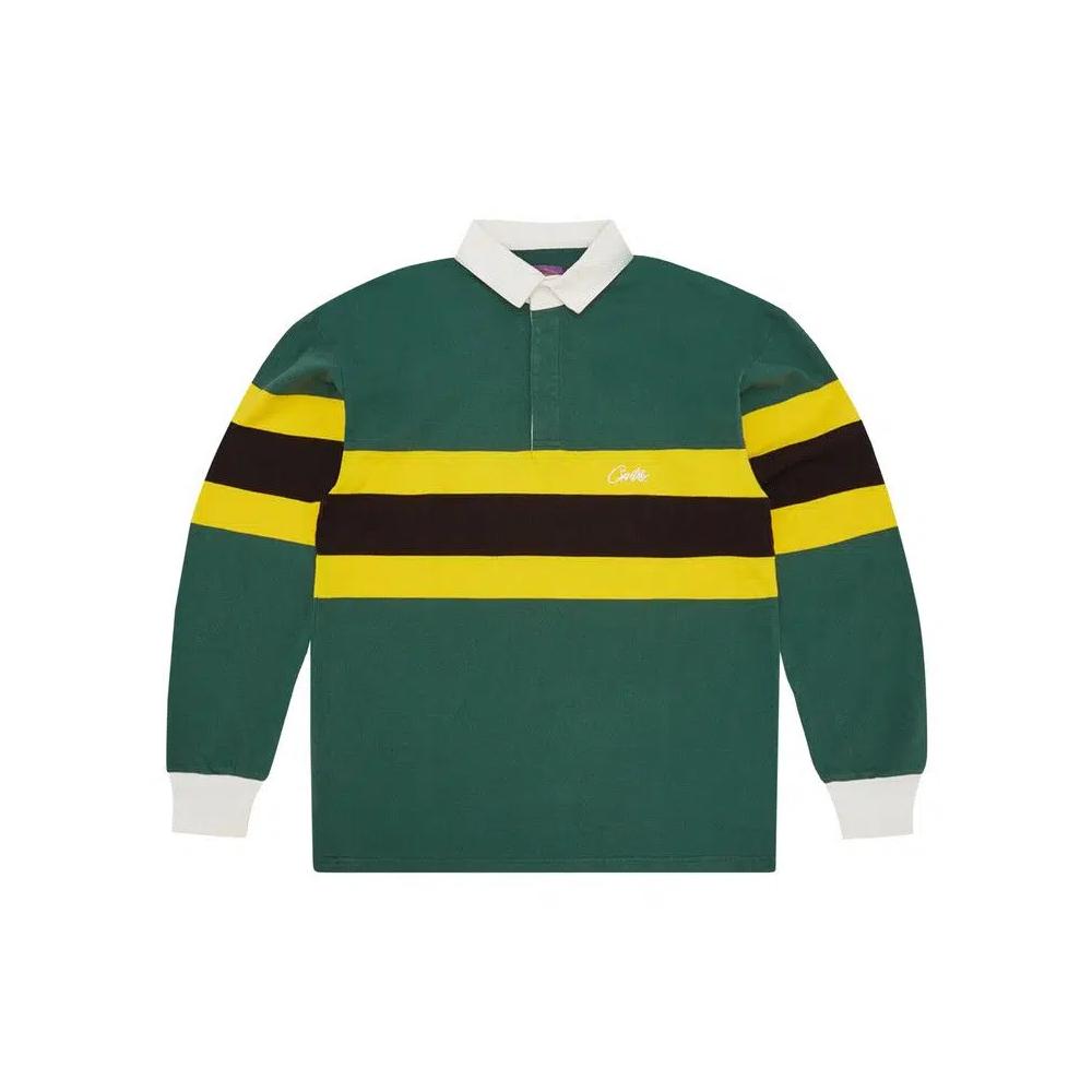 Поло Corteiz Rugby Shirt 'Forest Green' 1