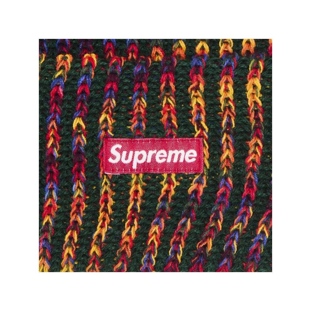 Шапки Supreme Rainbow Loose Gauge Beanie 'Olive' 3