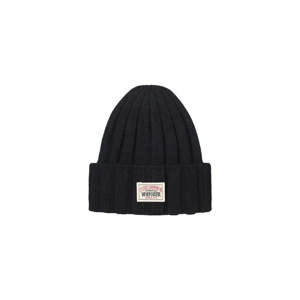 Beanies Stussy Workwear Cuff Beanie 'Черный' 1