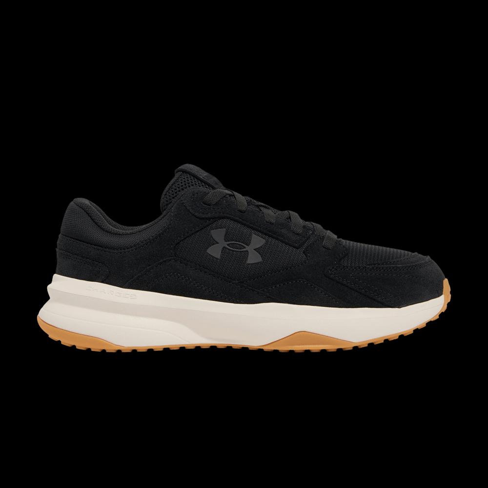 Кроссовки Under Armour Charged Edge Suede 'Black White Quartz' 1