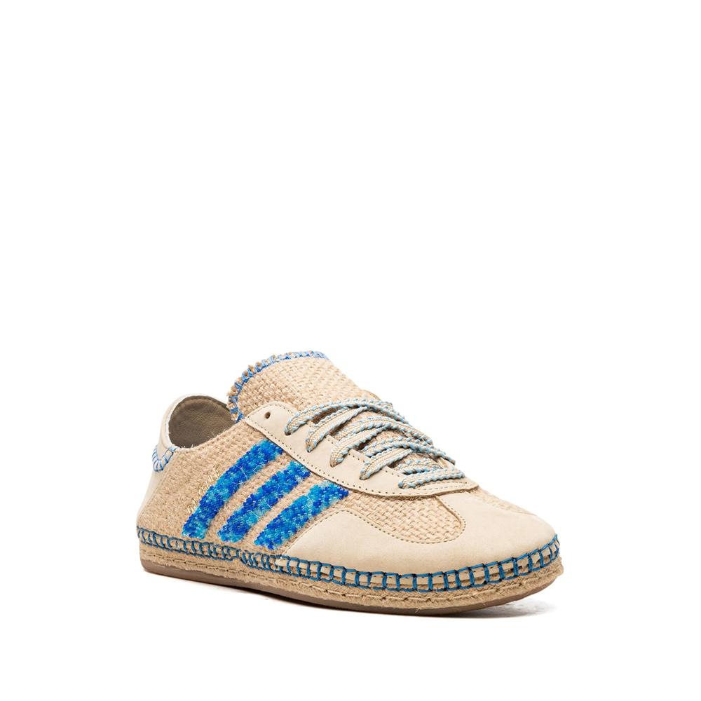Кроссовки Gazelle Linen Khaki/Light Blue из коллаборации с CLOT 2