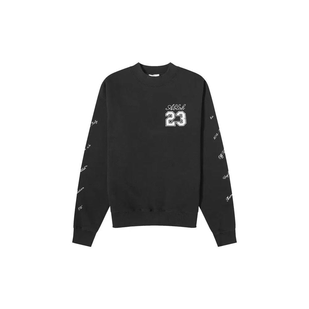 Свитеры Off-White 23 Logo Skate Crewneck 'Black/White' 1