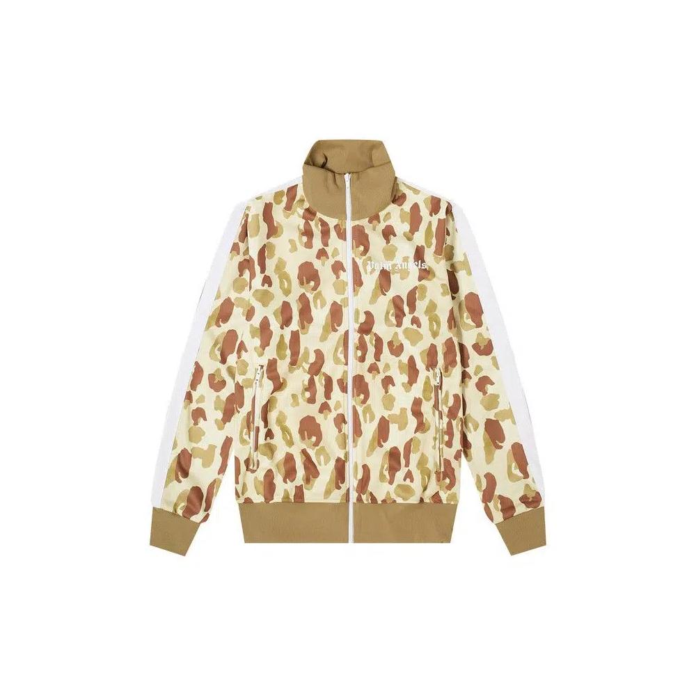 Трековые куртки Palm Angels Desert Camo Classic Track Jacket 'Бежевый/Белый' 1