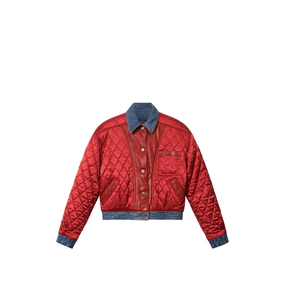 Devyna quilted satin jacket 1