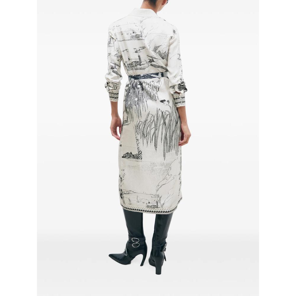printed silk shirtdress 3