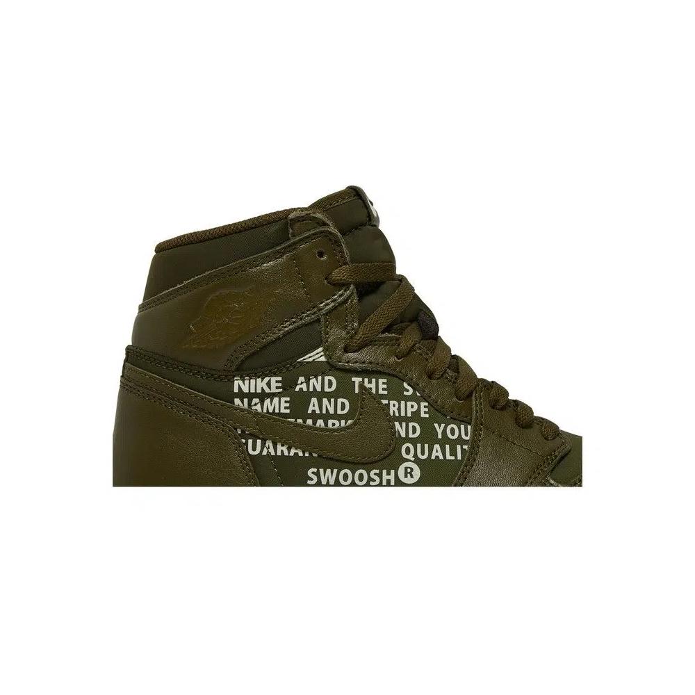 Кроссовки Air Jordan 1 High OG 'Olive Canvas' 2