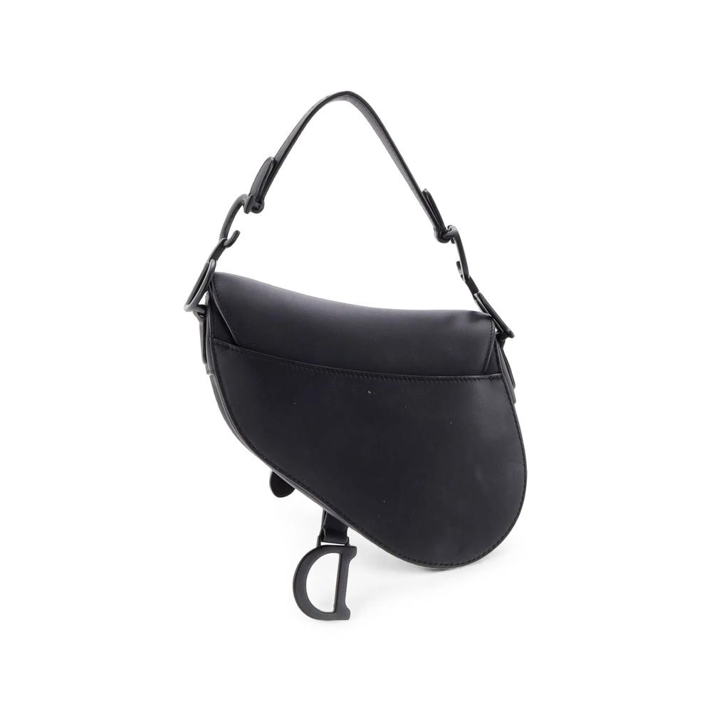Ultra Matte Saddle Handbag with Strap Leather Mini shoulder bag 2