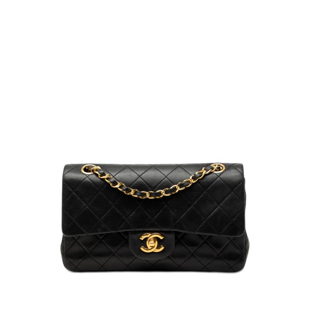 Сумка на плечо Small Classic Lambskin Double Flap (1989-1991 годы) 1