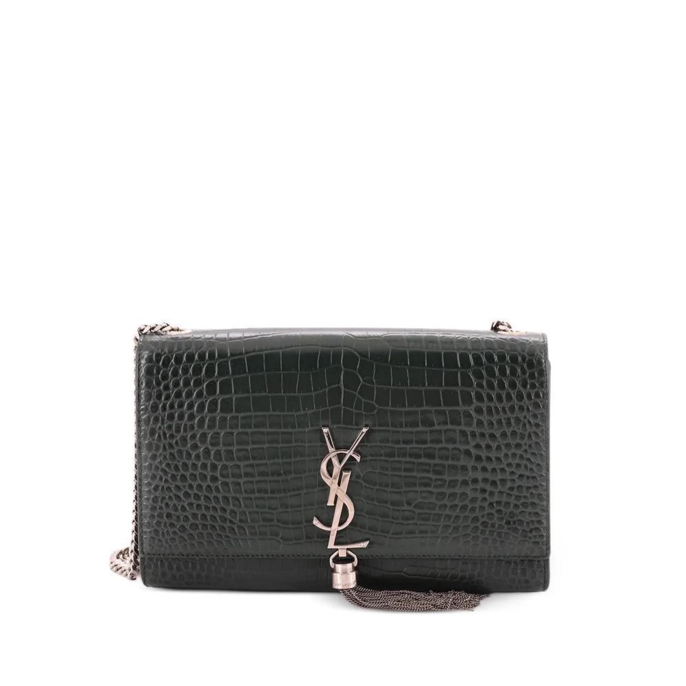Сумка через плечо Classic Monogram Tassel Crocodile Embossed Leather Medium 1