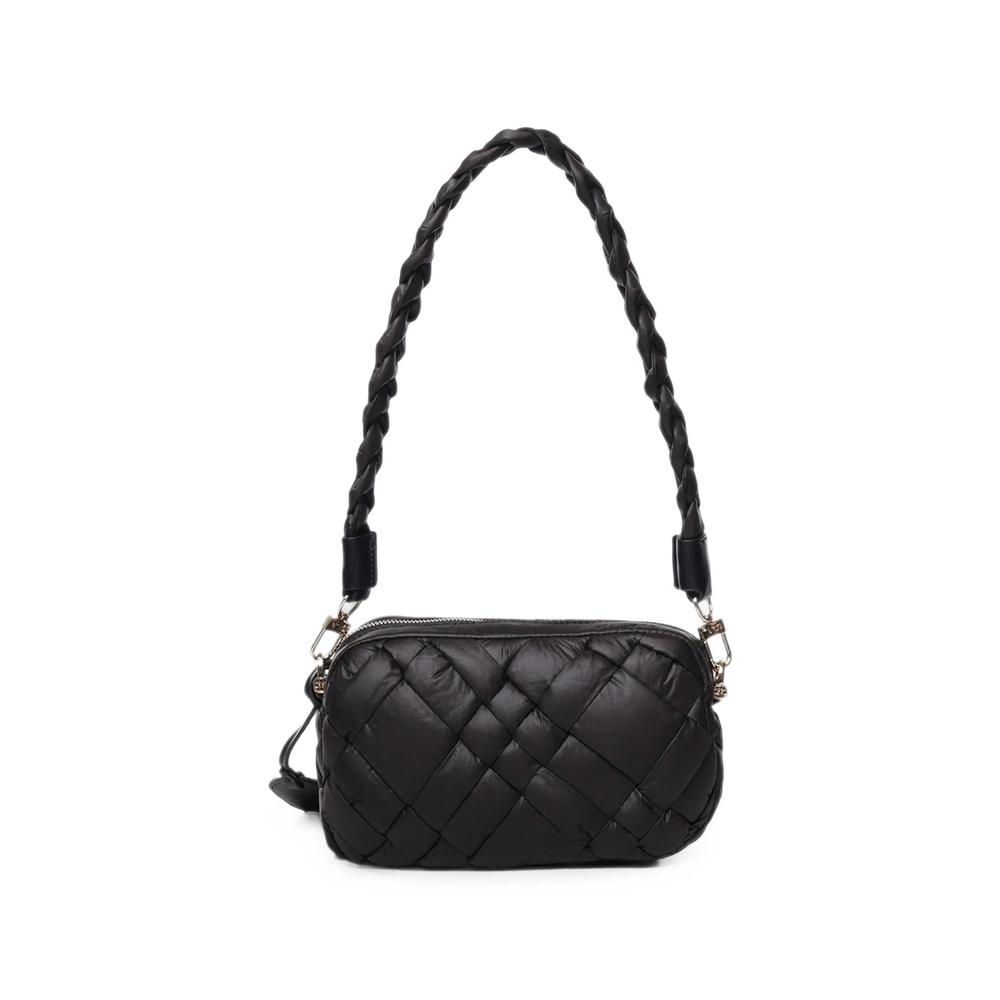 Tormalina padded woven-effect shoulder bag 2