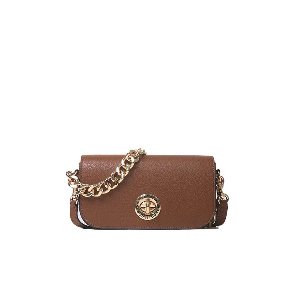 Сумка через плечо Marc Jacobs Medium Turnlock коричневая 4S5Hsh014H01 1