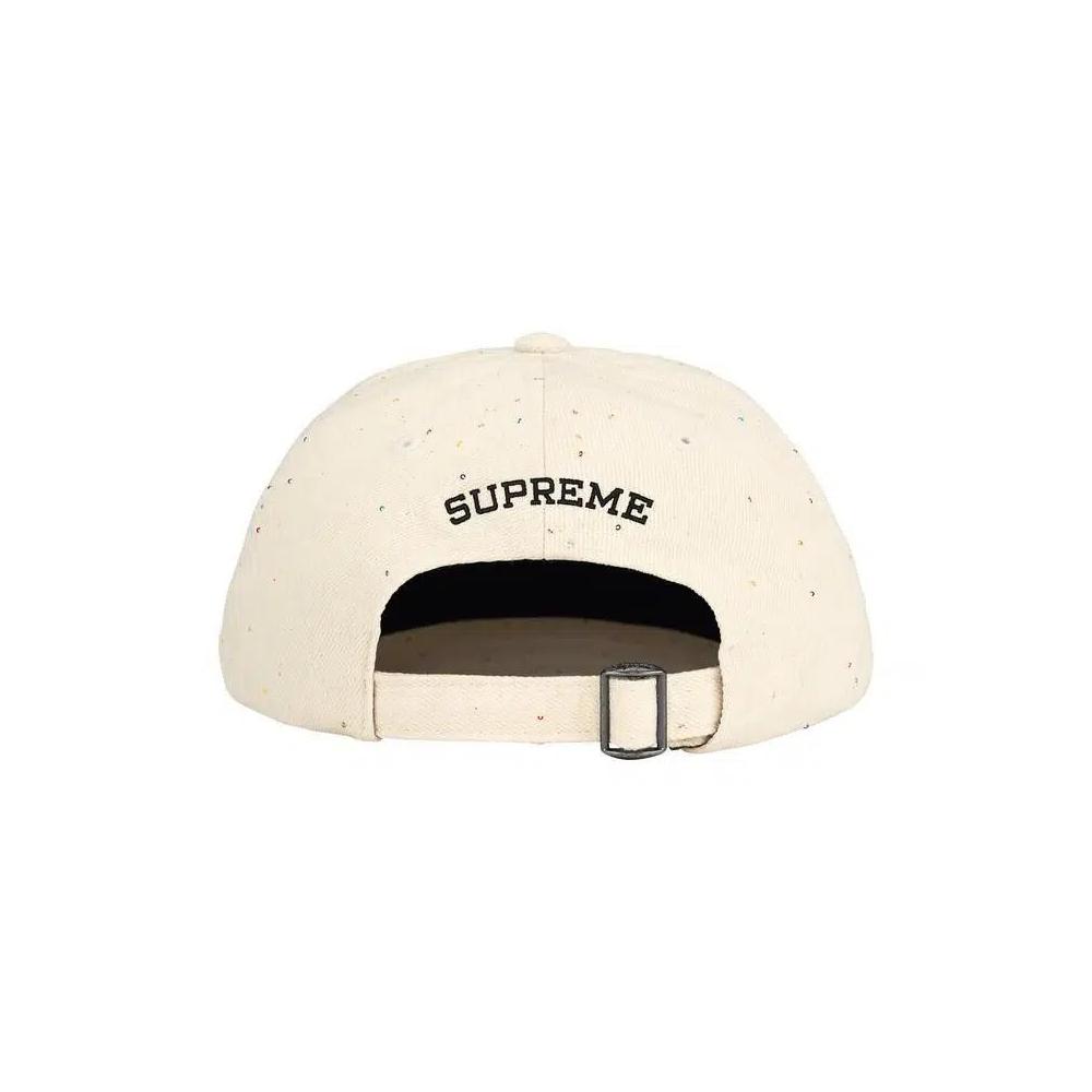 Кепки Supreme Sequin Denim Classic Logo 6-Panel 'Natural' 2
