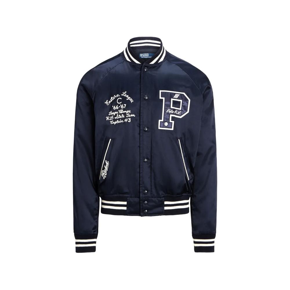 Бомбер Satin Letterman 1