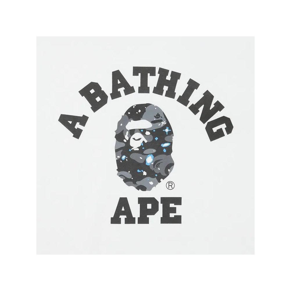 Футболки BAPE Space Camo College Tee «White» 3
