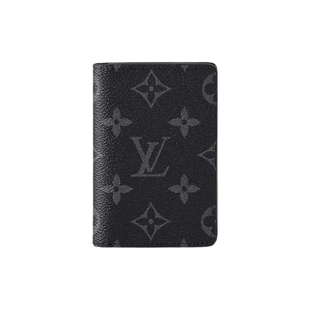 Кошельки Louis Vuitton Pocket Organizer «Black Monogram Eclipse Canvas» 1