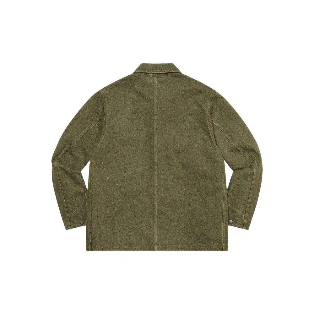 Пальто Supreme Джинсовое рабочее пальто 'Olive' 2