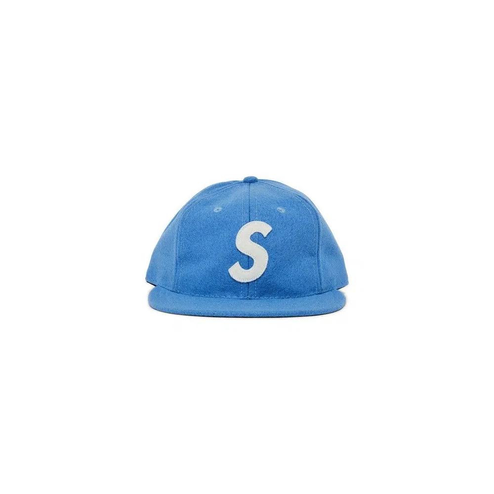 Бейсболки Supreme x Ebbets S Logo Fitted 6-Panel 'Light Blue' 1