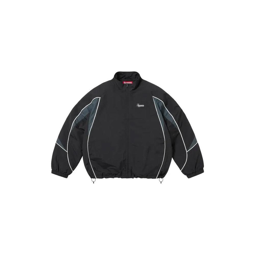 Толстовки Supreme Contrast Piping Track Jacket 'Black' 1