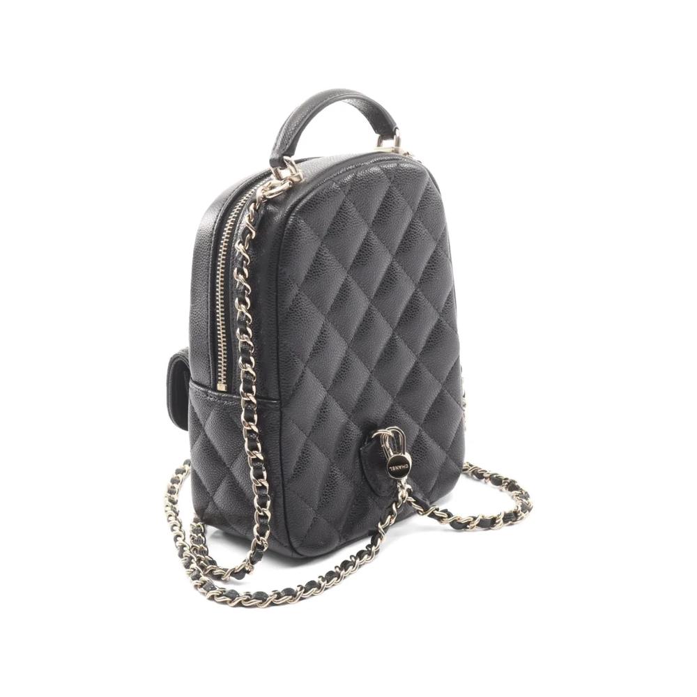 2021 mini diamond-quilted leather backpack 2