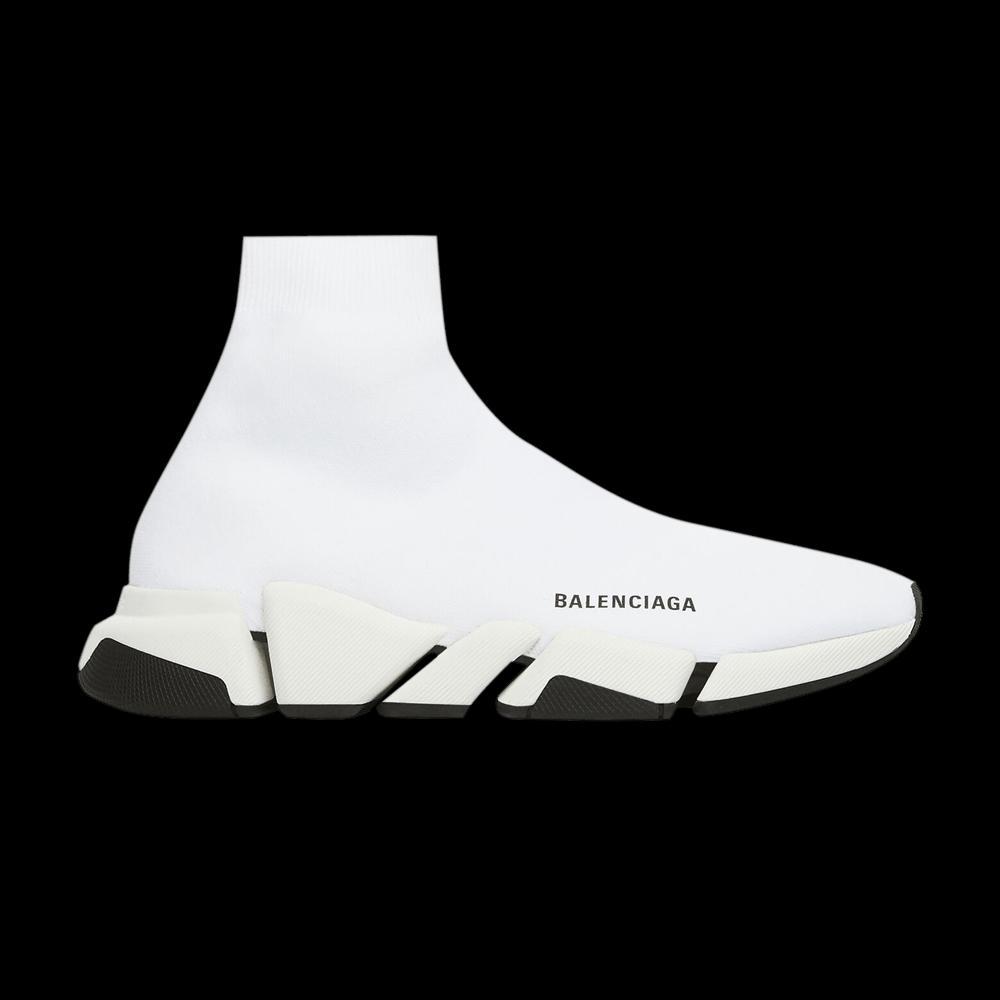 Кроссовки Balenciaga Speed 2.0 Sneaker 'White Black' 1