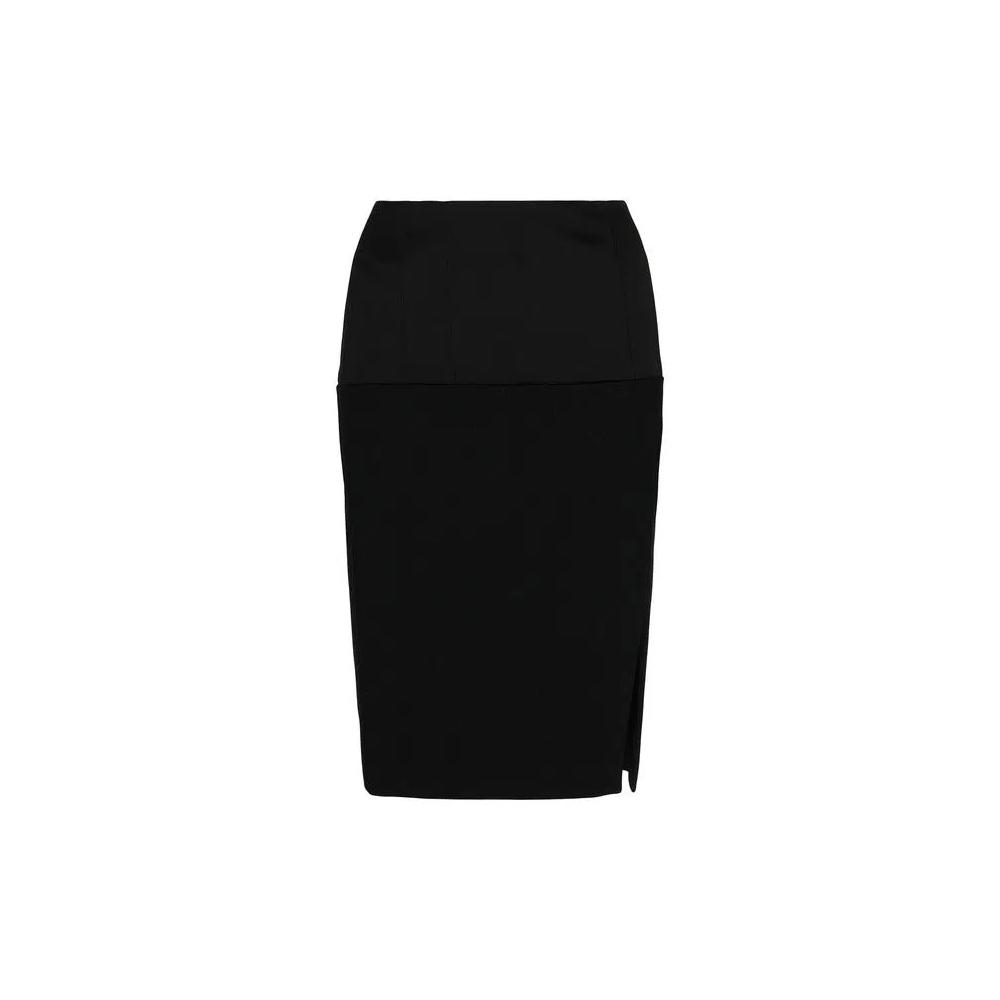 Юбка Givenchy Wool Blend Mini Skirt 'Черный' 1