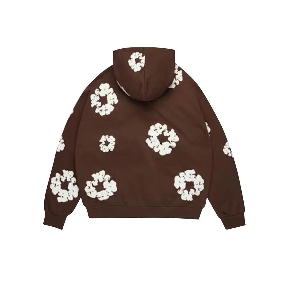 Зип-худи Denim Tears Cotton Wreath Zip Hoodie 'Dark Brown' 2