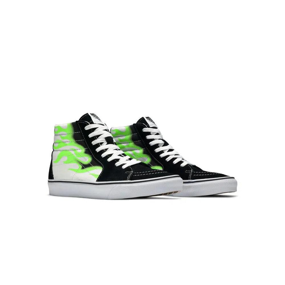 Повседневные Vans Sk8-Hi 'Flame Black White' 8