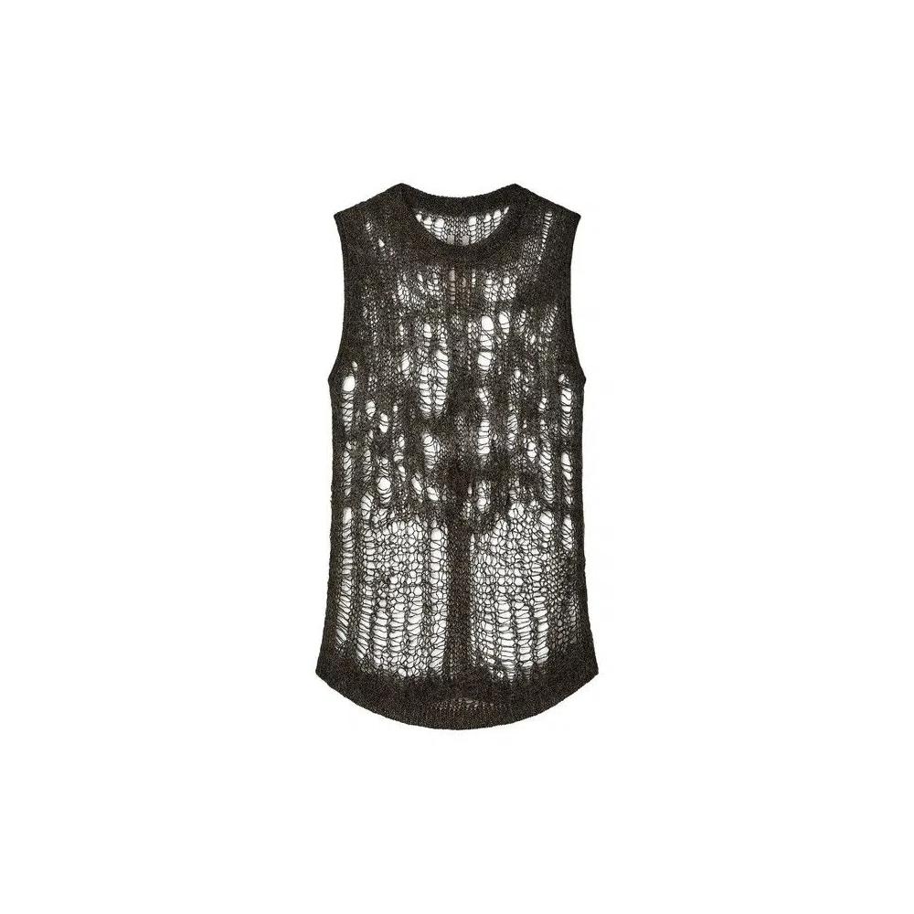 Майки Rick Owens Spider Tank Sweater 'Темная пыль' 1