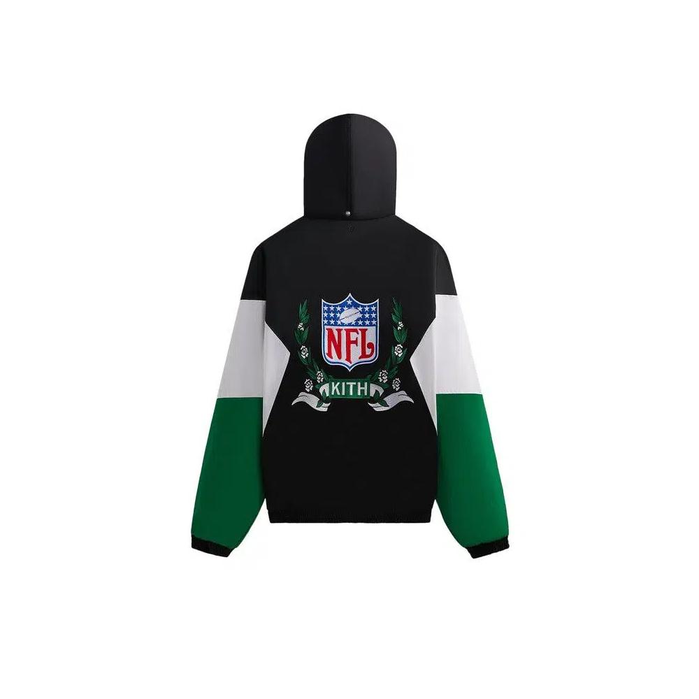 Анораки Kith & '47 for the NFL: Jets Quarter Zip Anorak With Hood 'Black' 2
