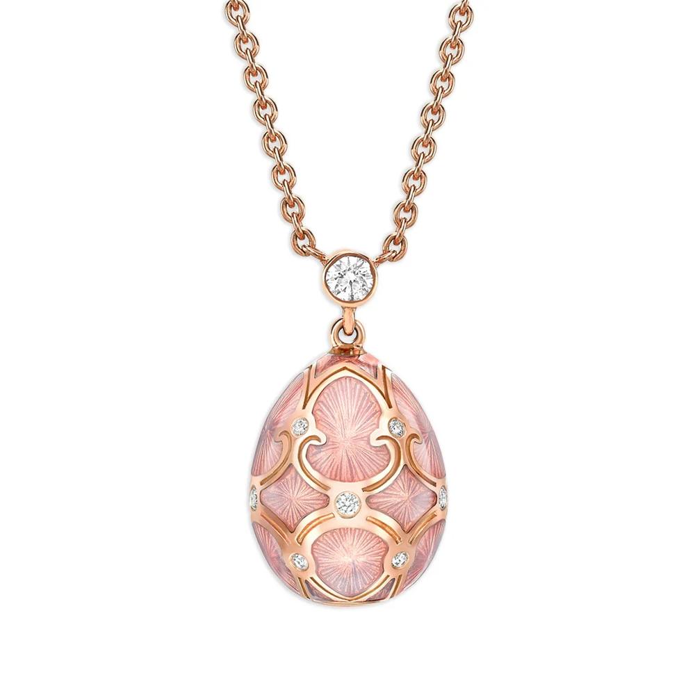 Колье Heritage Petite Egg из розового золота 2