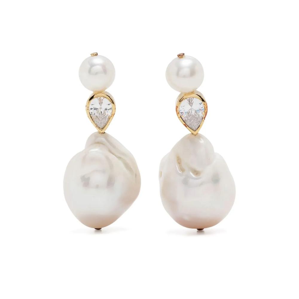 Pulp pearl drop earrings 1