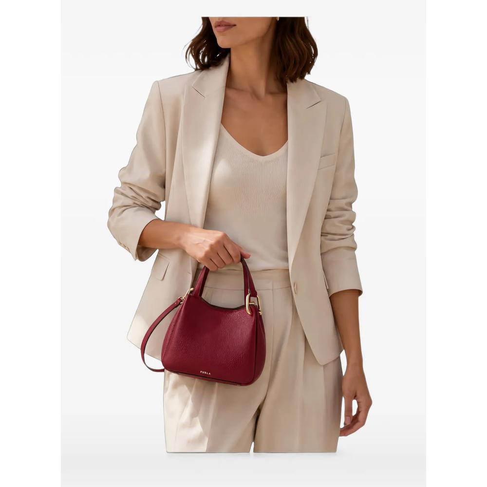 grained leather tote bag 1