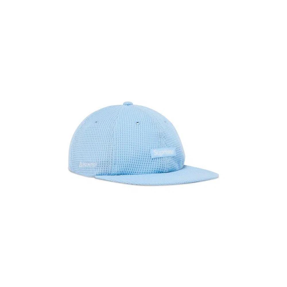 Кепки Supreme Polartec Waffle Small Box 6-Panel 'Light Blue' 2