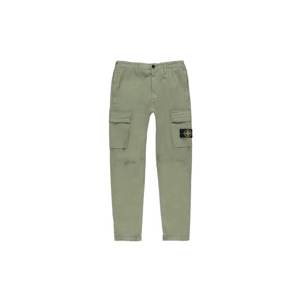 Карго-штаны Stone Island Cargo Twill Regular «Sage» 1