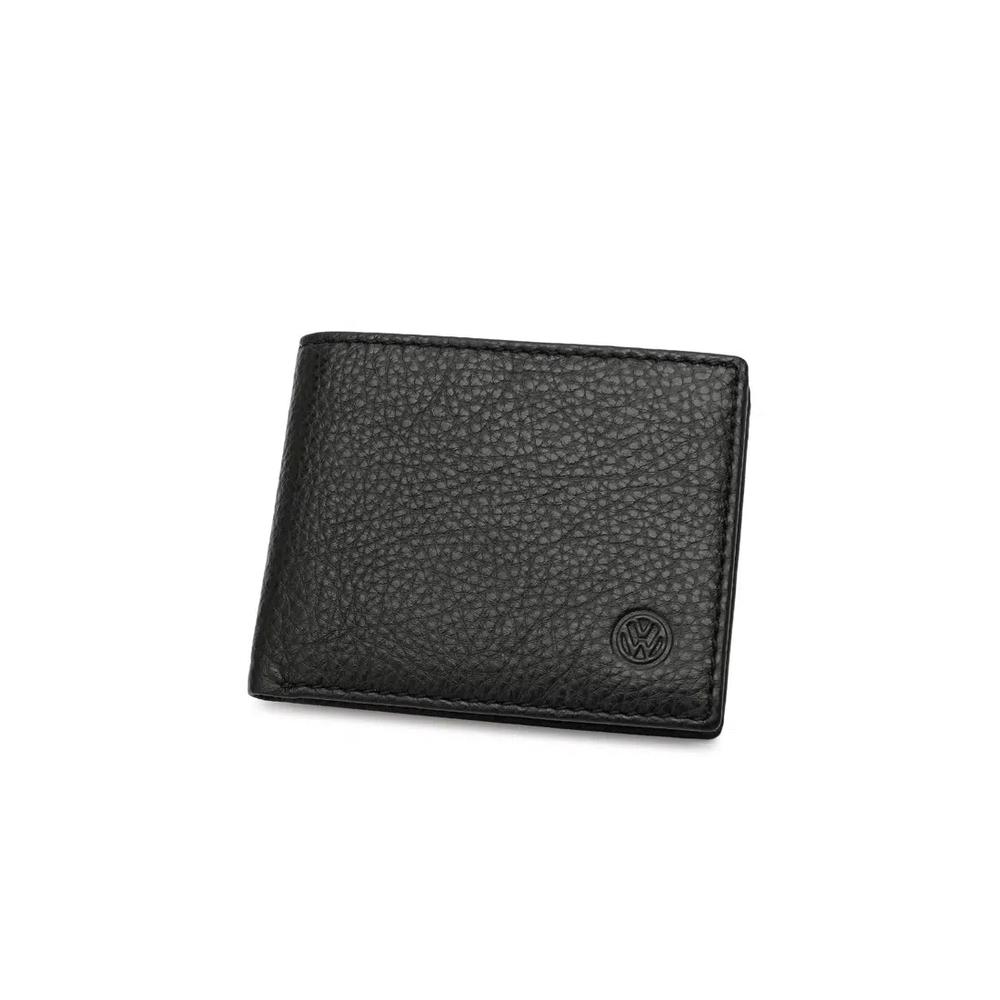 Подарочный набор – кошелек из натуральной кожи с RFID-защитой + ремень с пряжкой 35 мм – черный 2