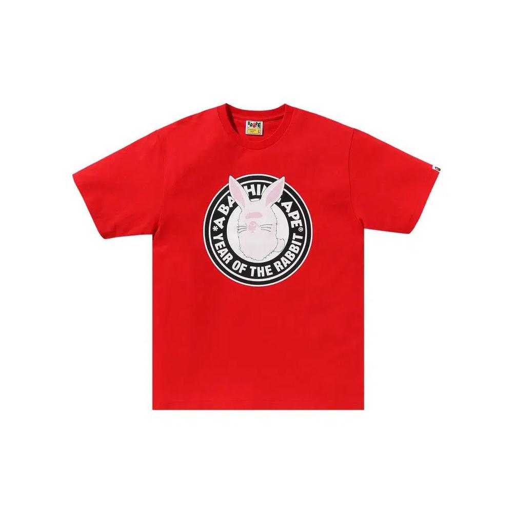Футболки BAPE Year Of The Rabbit Tee 'Red' 1