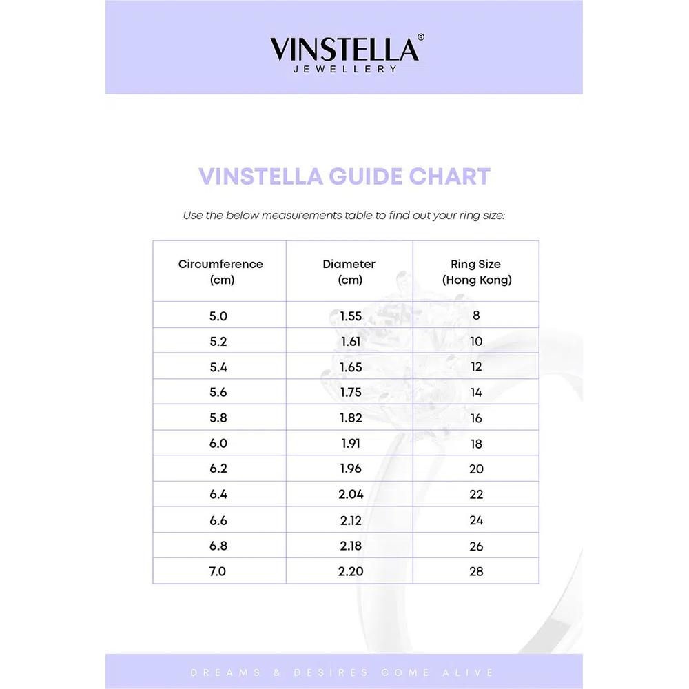 Vinstella Кольцо Eternite - 18K Позолота белым золотом 6