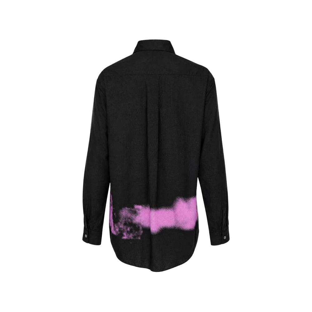 spray-print long-sleeve shirt 2