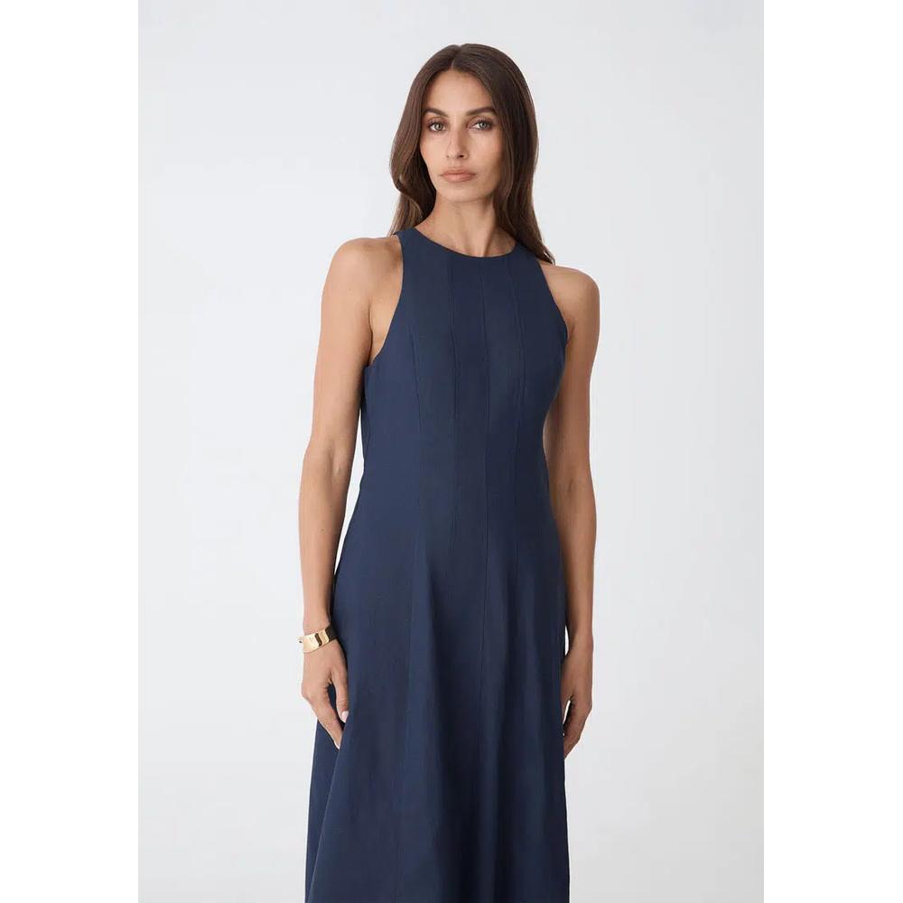 Платье Tory Linen Blend Panel Dress 4