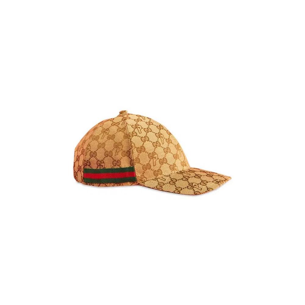 Бейсболки Gucci x Palace GG-P Canvas Baseball Hat 'Beige' 1