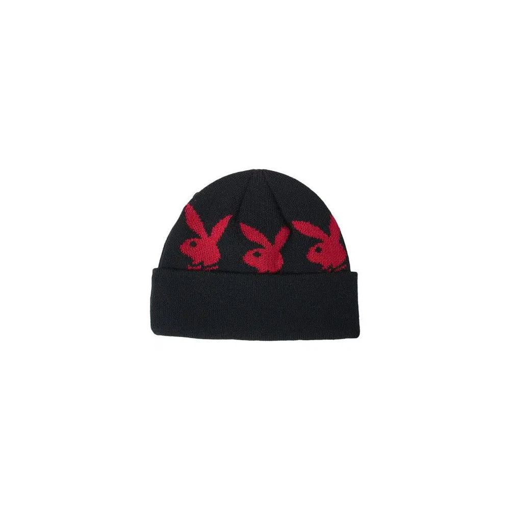 Шапка-бини Pleasures Jaquard PB Beanie 'Black' 3