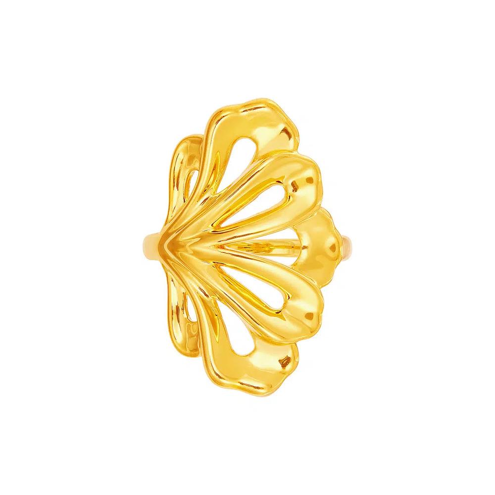 HABIB 999/24K желтое золотое кольцо 9GR01350825 2