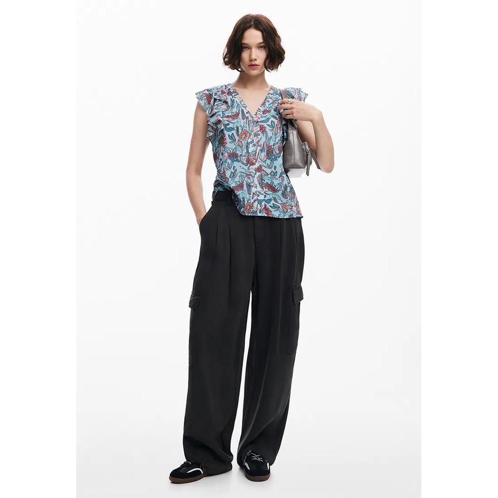 Блуза Desigual Woman с цветочным принтом 3
