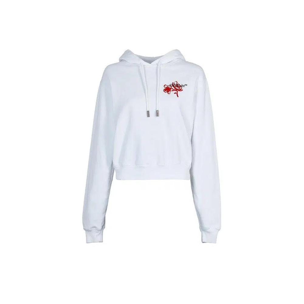 Топы Off-White CNY Cropped Hoodie 'Белый' 1