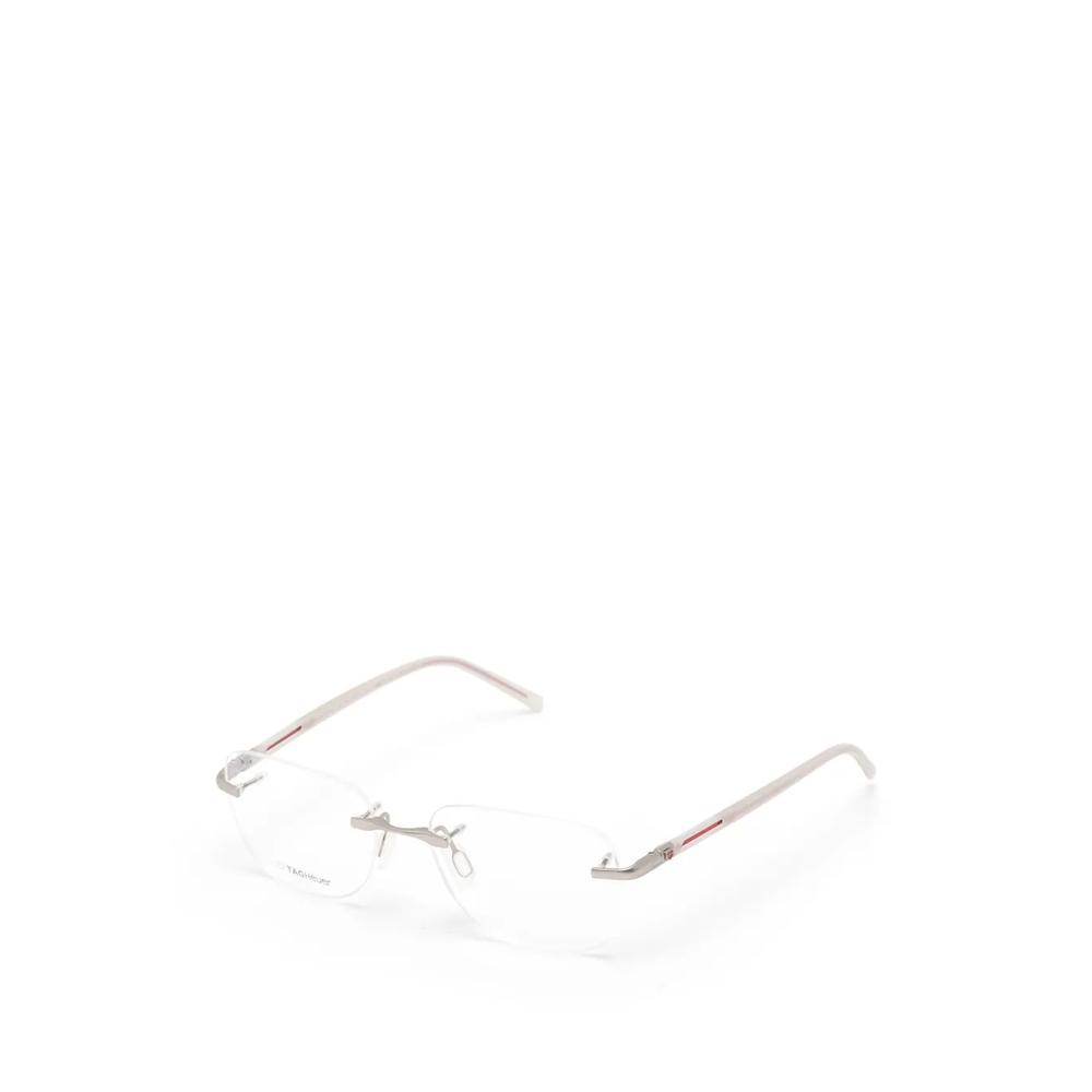 rimless rectangle-frame glasses 2