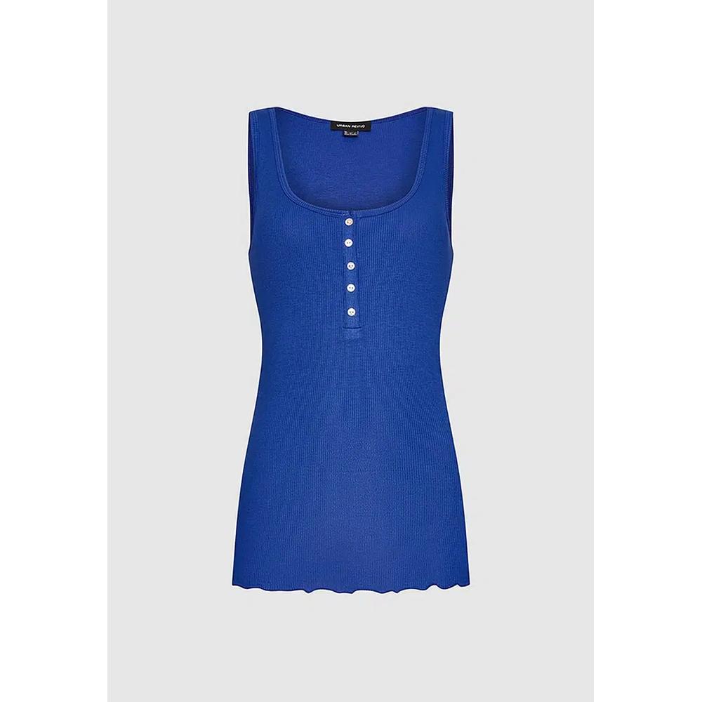 Топ-безрукавка Button Half Placket 6