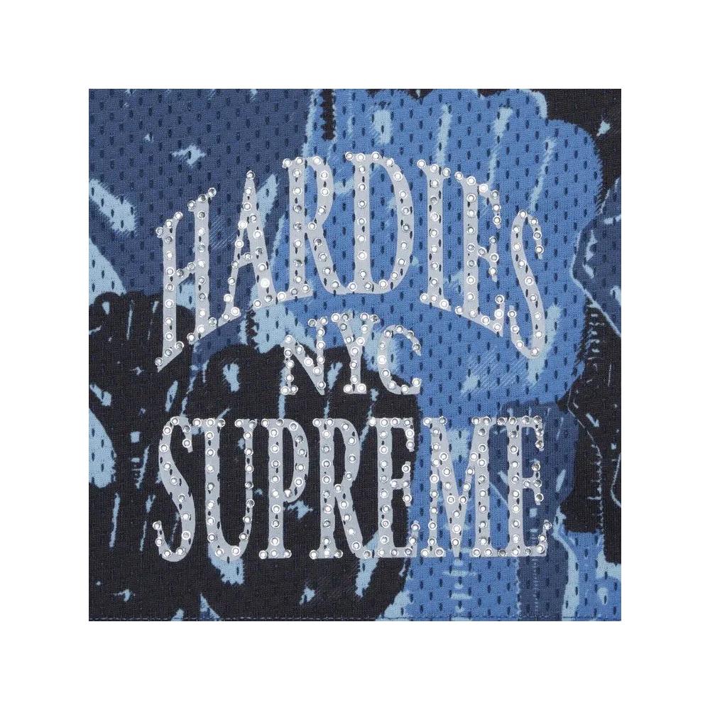 Шорты Supreme x Hardies Camo Basketball Short «Blue» 3