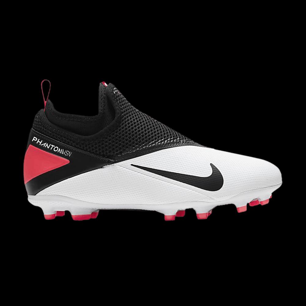 Бутсы Nike Phantom Vision 2 Academy DF MG GS 'White Crimson Black' 1